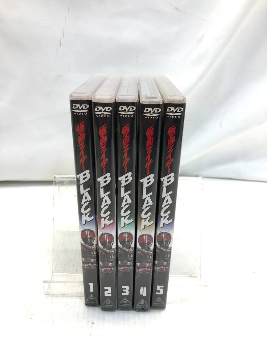 §　A48027　仮面ライダー　BLACK　DVD　1～5巻　BOX　セット　東映　読み込み確認済み　中古_画像6