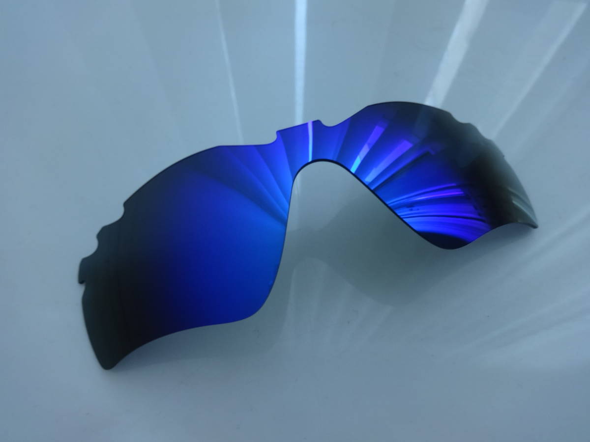 処分価格！！★オークリー レーダーパス用 カスタム偏光レンズ　Radar Path DEEP BLUE Color VENTED Polarized _画像1