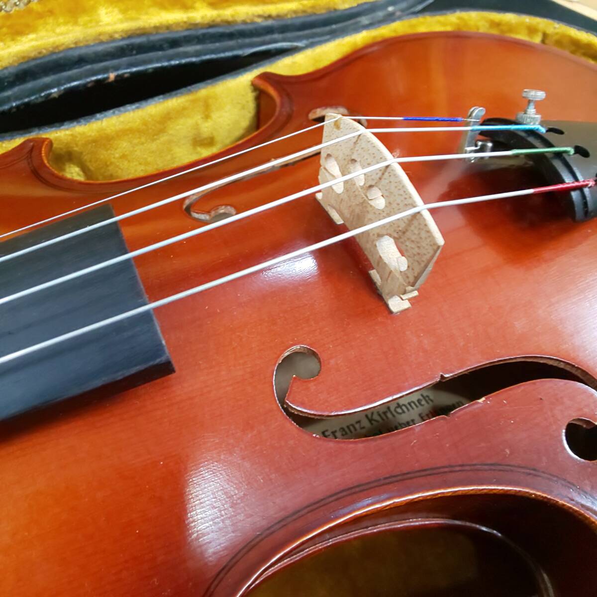 ◎フランツ・キルシュネック◎Franz Kirschnek 2000年製 4/4 バイオリン No.7(スチューデント・シリーズ）ドイツ製 即発送の画像4