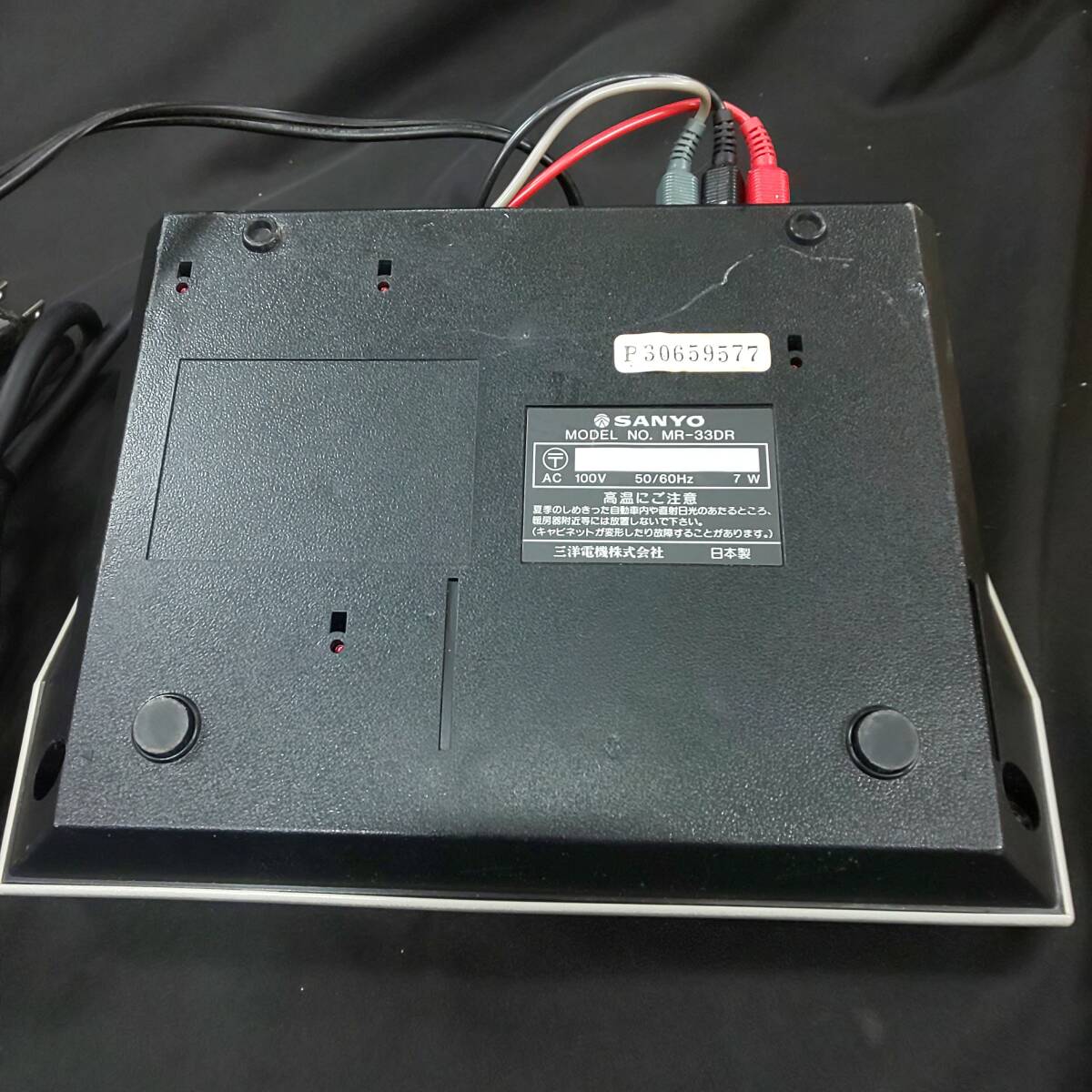 ◎サンヨー◎SANYO MR-33DR データレコーダー / TDK PC用カセットテープ PC15 通電確認済 中古現状 即発送の画像7