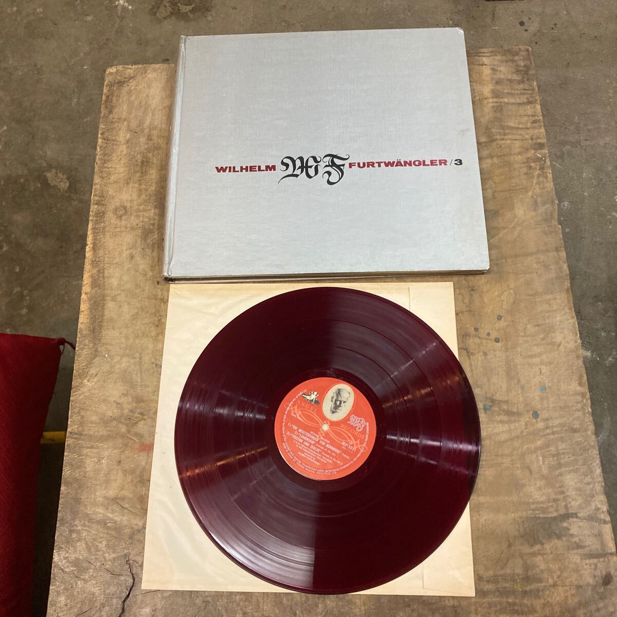 限定番号C-4533 LPフルトヴェングラー大全集 4枚組 赤盤 ANGEL RECORDS クラシック レコード コレクション_画像1