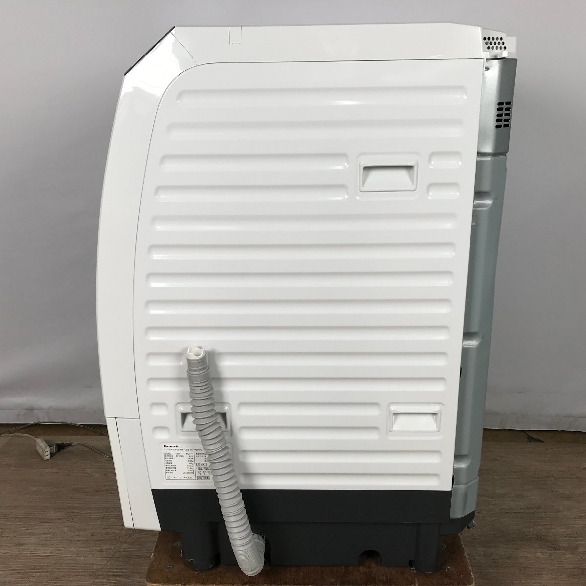 1204 Panasonic パナソニック ななめドラム式洗濯乾燥機 NA-VX800AL 2020年製 左開き 洗濯11kg 乾燥6kg クリスタルホワイト 洗濯機の画像7