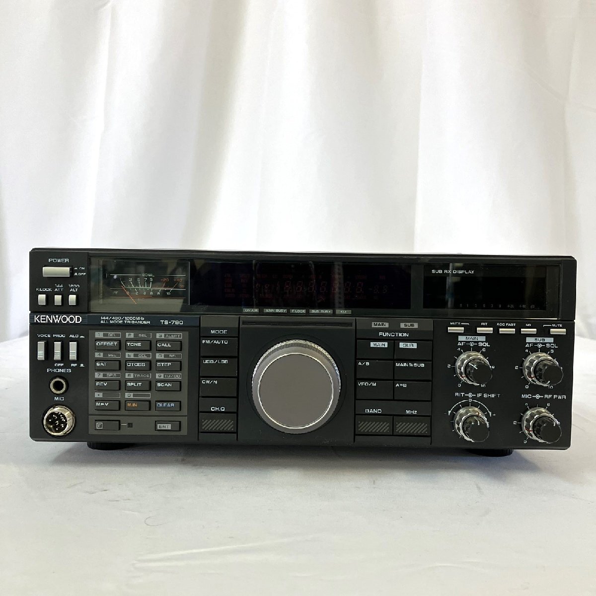 ◎1204 【ジャンク】KENWOOD ケンウッド TS-790G オール―モード アマチュア 無線機 トランシーバーの画像2