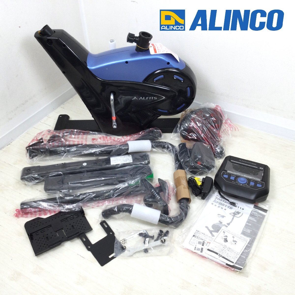 1204【未使用品】 ALINCO アルインコ ALFITS AFB6119 プログラムバイク 6119 フィットネスバイク エアロバイク エクササイズ用品の画像1