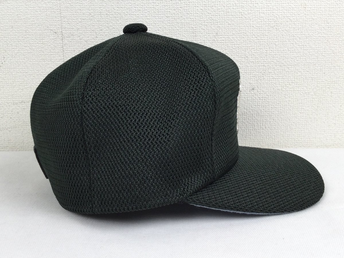 1204【未使用品】 南海ホークス 復刻ロゴ ベースボール キャップ サイズ55cm ダークグリーン パ・リーグ 野球 帽子 MIZUNO Proの画像5