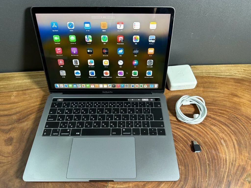 「美品最上位」Apple MacBook PRO Retina 13inch 2018/CPUi7 2.7GHZ/16GB/SSD1TB/Windows11/office2019_画像1