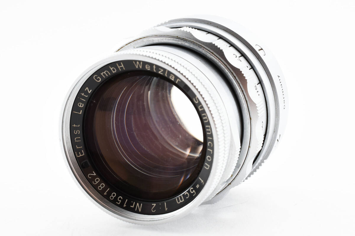 【良品】ライカ ズミクロン Leica DR Summicron 50mm F2 Dual Range Late Model M Mount Lens #105_画像1