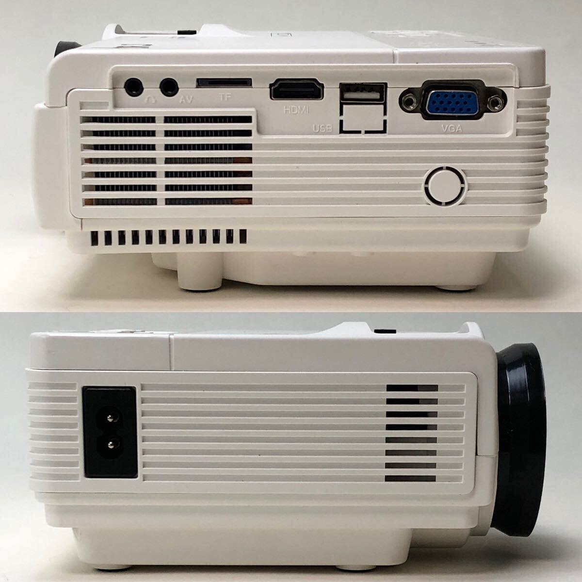 プロジェクター MINI HOME projecter DR-J HI-04 ミニホーム　プロジェクター　　リモコン　コード　外箱　説明書付　　きれいです。_画像3