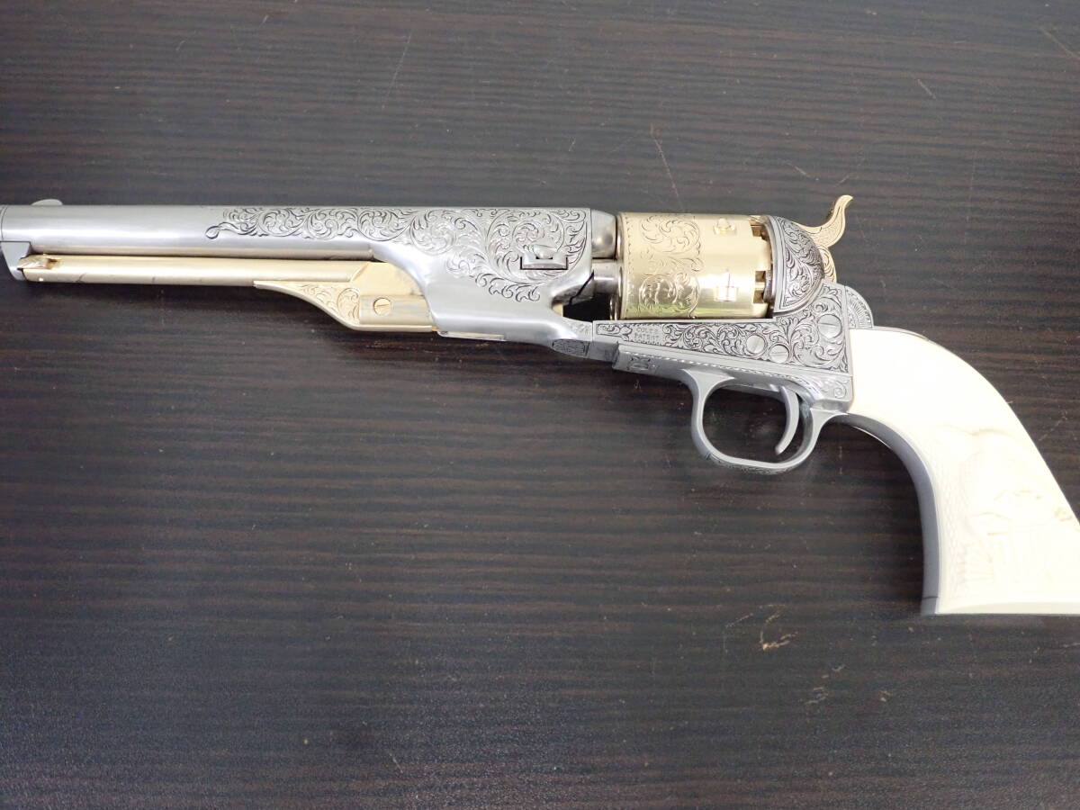 フランクリンミント カスター将軍 コルト COLT M1861 装飾用 モデルガン 13511 P 激安１円スタートの画像1