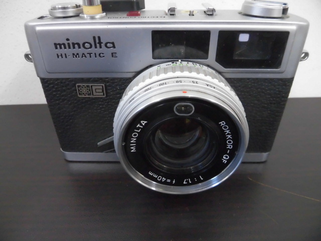 minolta ミノルタ カメラ HI-MATIC E レンズ ROKKOR-QF 1:1.7 f=40mm ジャンク 激安1円スタート_画像5