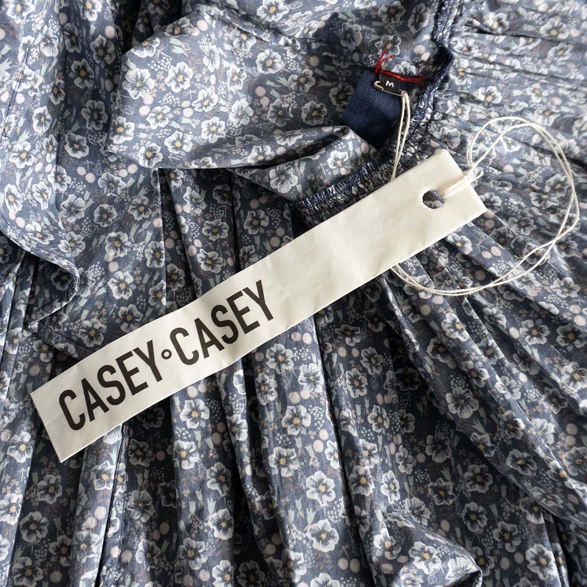 【未使用品】 CASEY CASEY 【PASHA ROUCH DRESS/ ギャザー ワンピース 】M ケーシー ケーシー 2403647の画像6