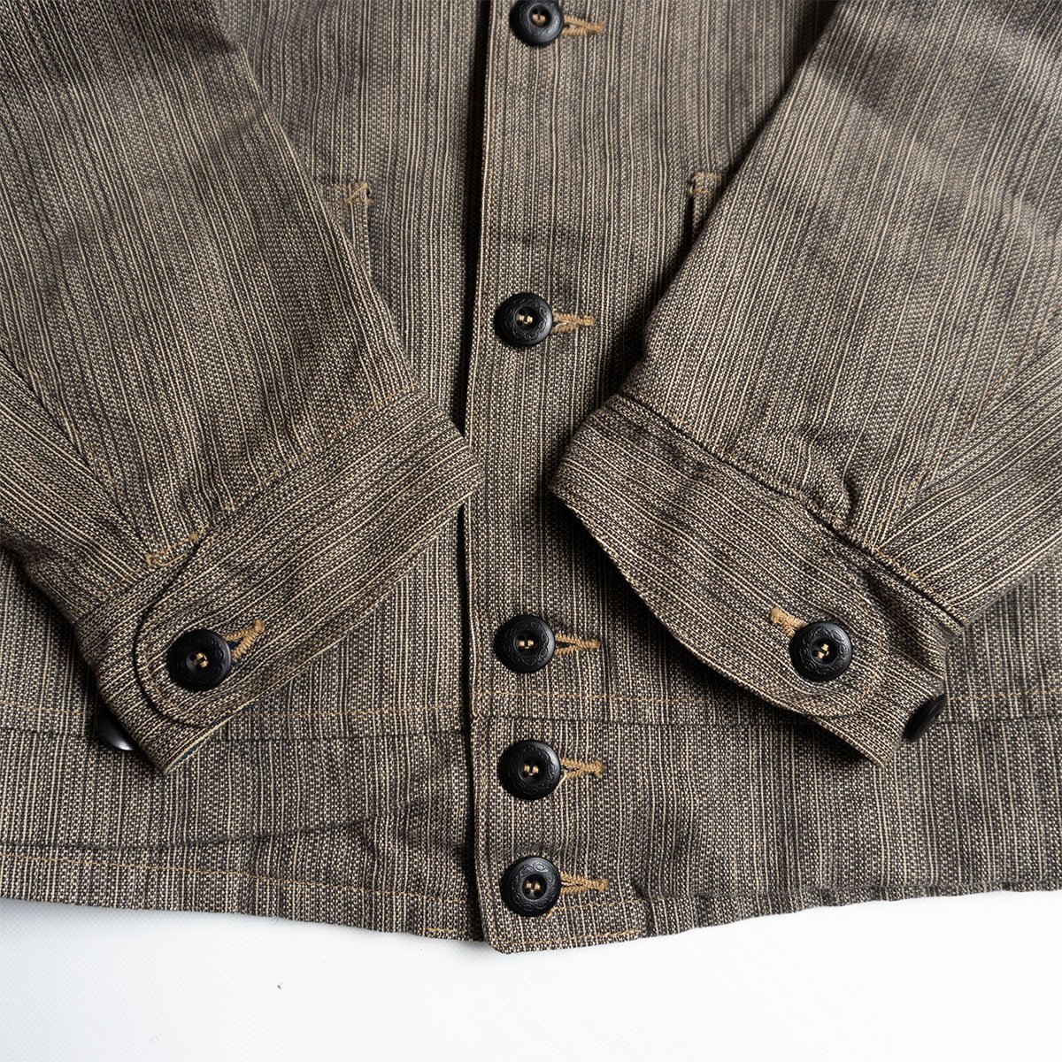 【極美品】SUGAR CANE×MISTER FREEDOM【Gray Canvas EL AMERICANO】42 ジャケット MFSC 2403594の画像4