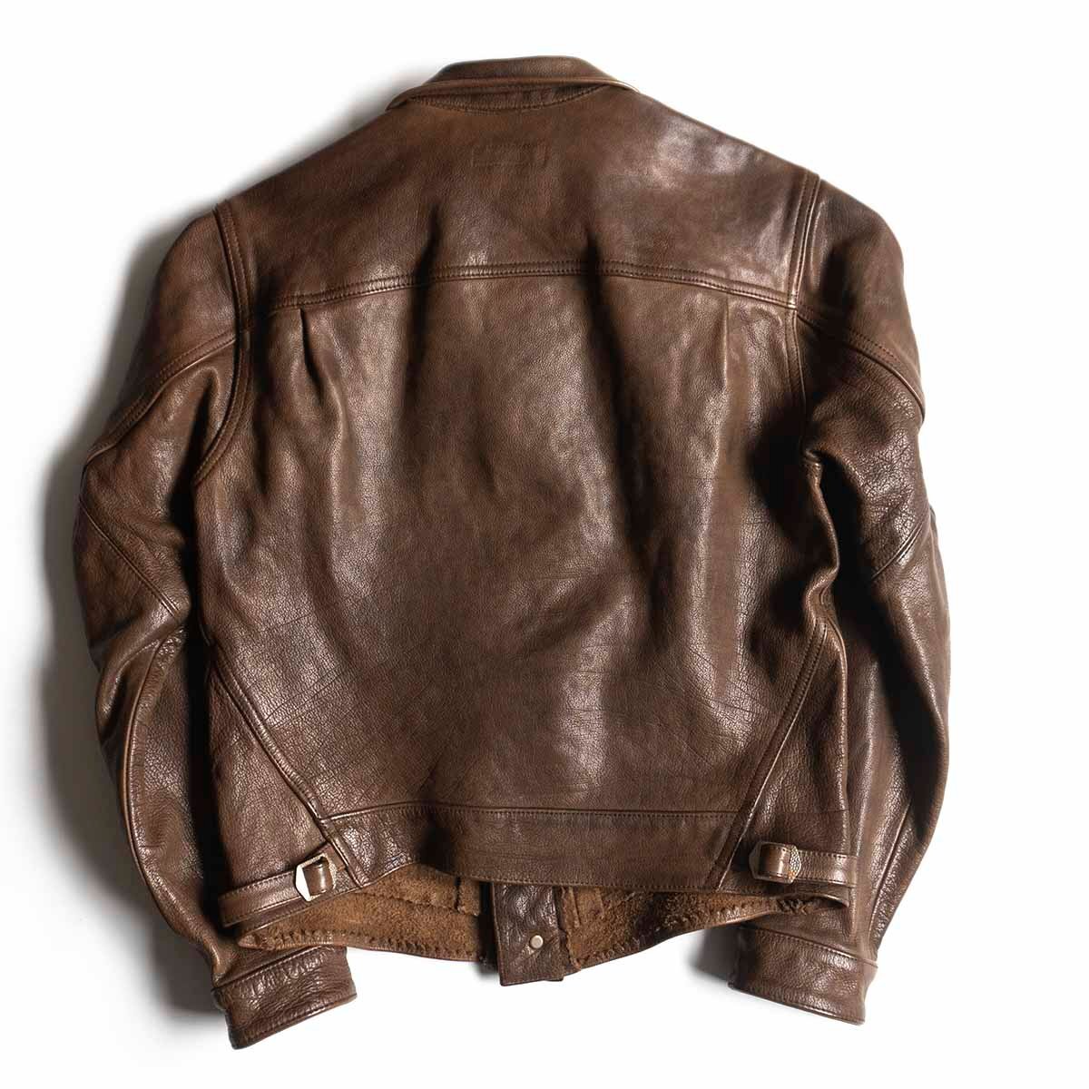 【LIMITED EDITION】 RRL【1ST TYPE LEATHER JACKET】S ファースト レザー ジャケット 2404051_画像2