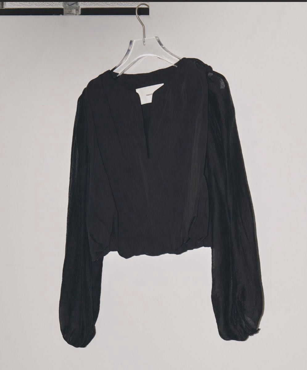 新品未開封 定価￥18,700円 【TODAYFUL】2way gather Blouse  2WAYギャザーブラウス