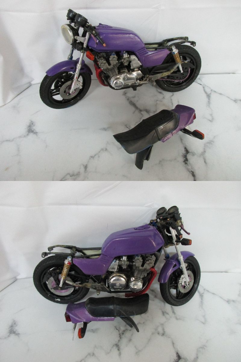 T4-50 バイク 模型 5点 まとめ 【HONDA(ホンダ) CX500 VT250 / SUZUKI(スズキ) / 他】 プラモデル コレクション ※現状品の画像2