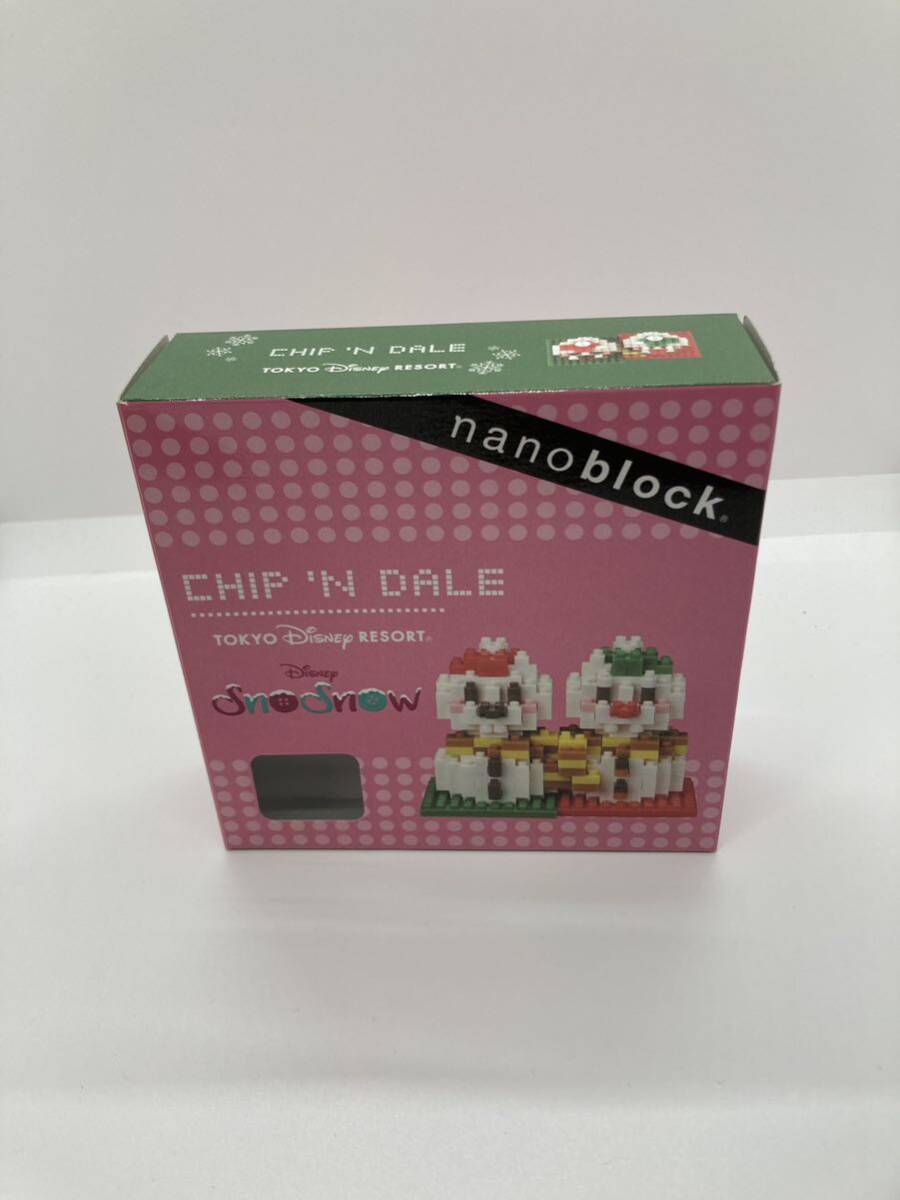 ナノブロック nanoblock nano block 東京ディズニーリゾート 公式 冬 チップ デールの画像1