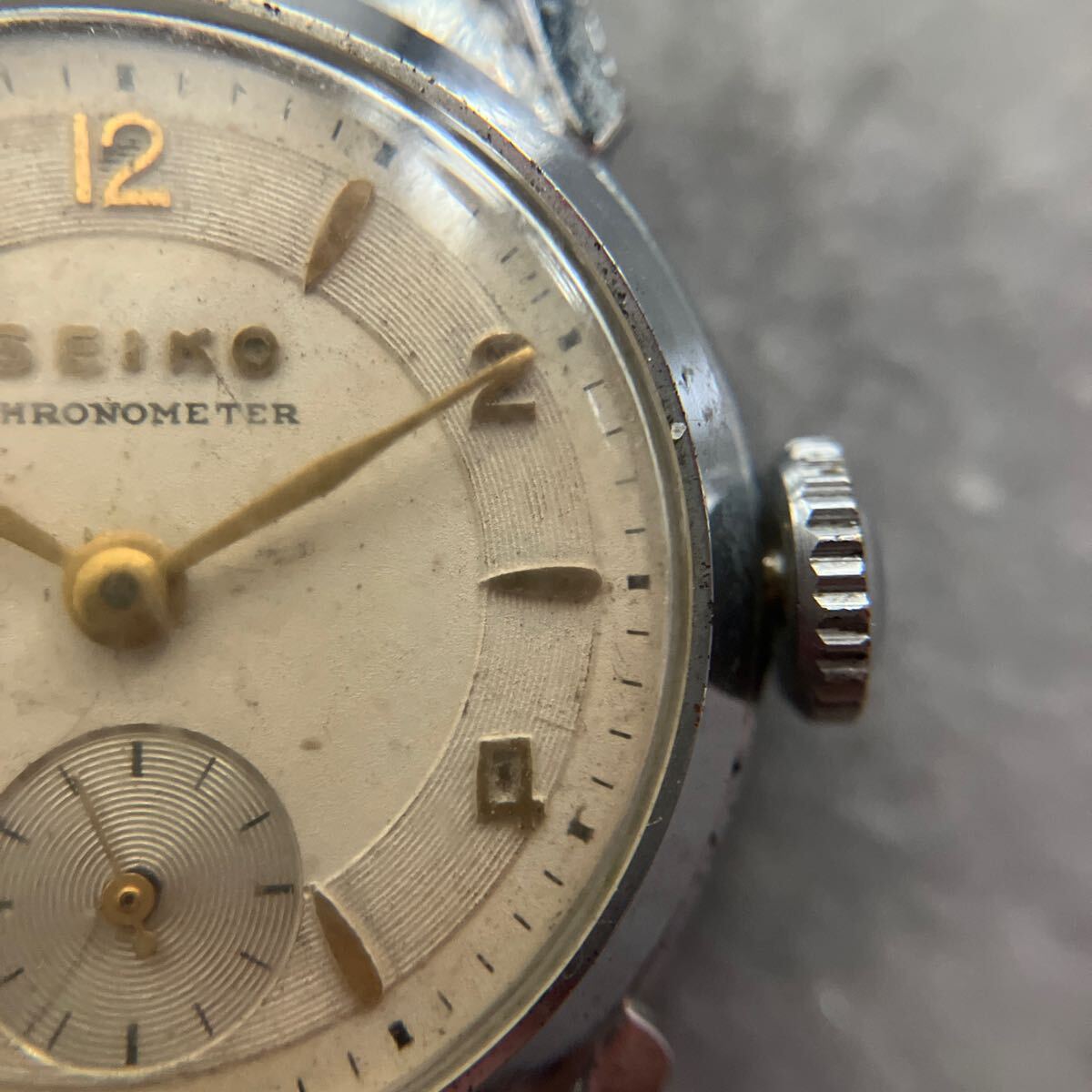 SEIKO セイコー／腕時計 クロノメーター 手巻き ジャンク品の画像6