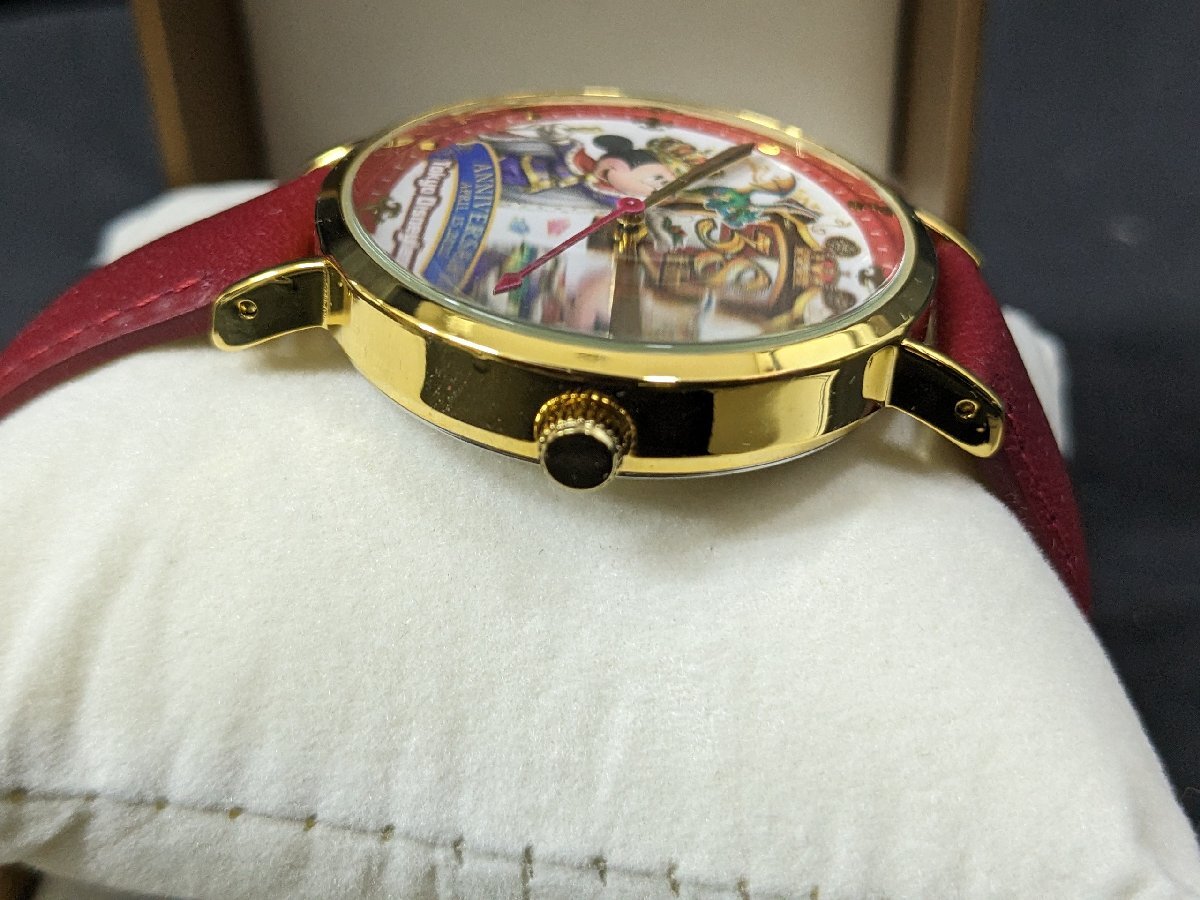 未使用保管品 ミッキー＆ミニー ウォッチ 腕時計 東京ディズニーランド限定 38周年 アニバーサリー キングダムトレジャー TDL 現状の画像4
