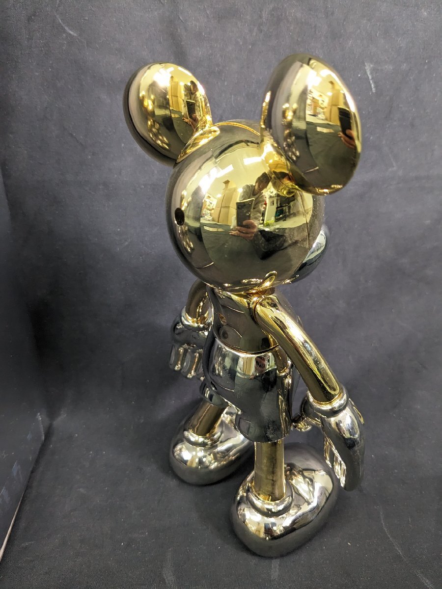 未使用 保管品 ミッキーマウス メタルフィギュア Mickey Mouse Metal Figure レア 限定品 シリアル番号0092 オブジェ ディズニーランドの画像5