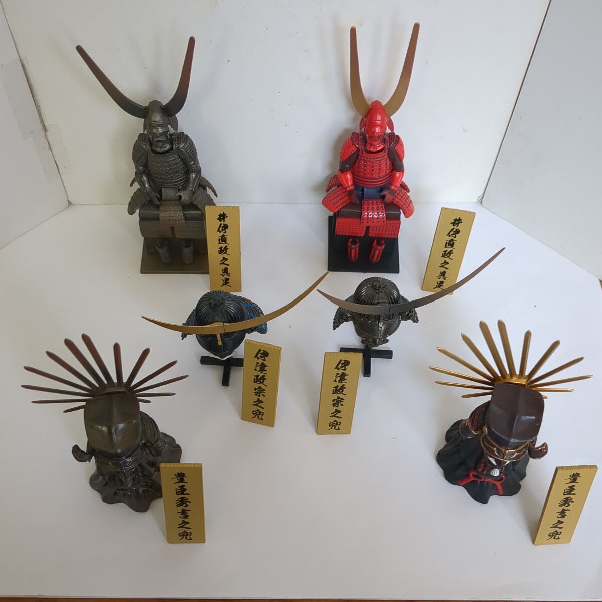 miniQ☆戦国甲冑コレクション☆全6種☆フルコンプ☆井伊直政 miniQ☆戦国甲冑コレクション☆全6種☆フルコンプ☆井伊直政
