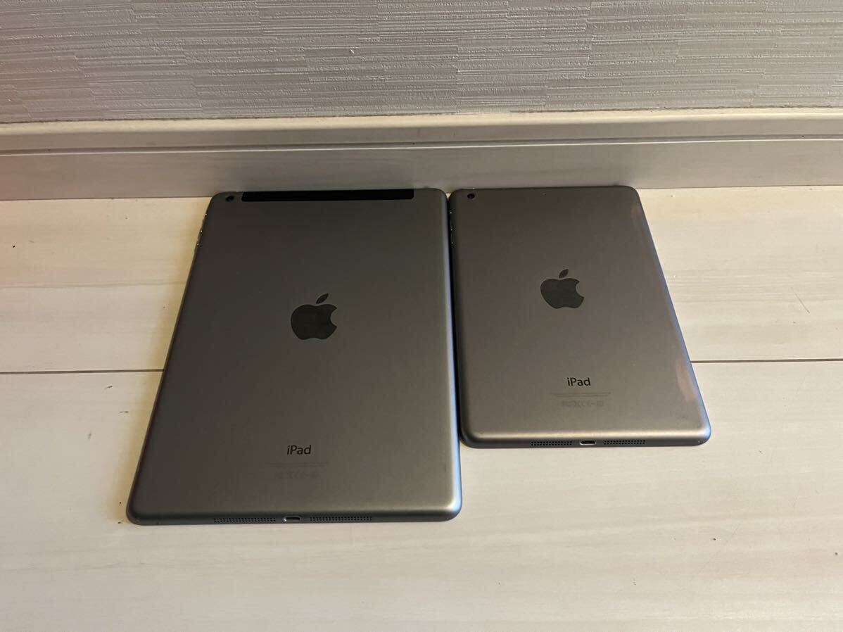 Appleアップル iPad A1475 16GB iPad mini 第2世代 A1489 Wi-Fi モデル スペースグレイ 16GB計2台セットの画像6