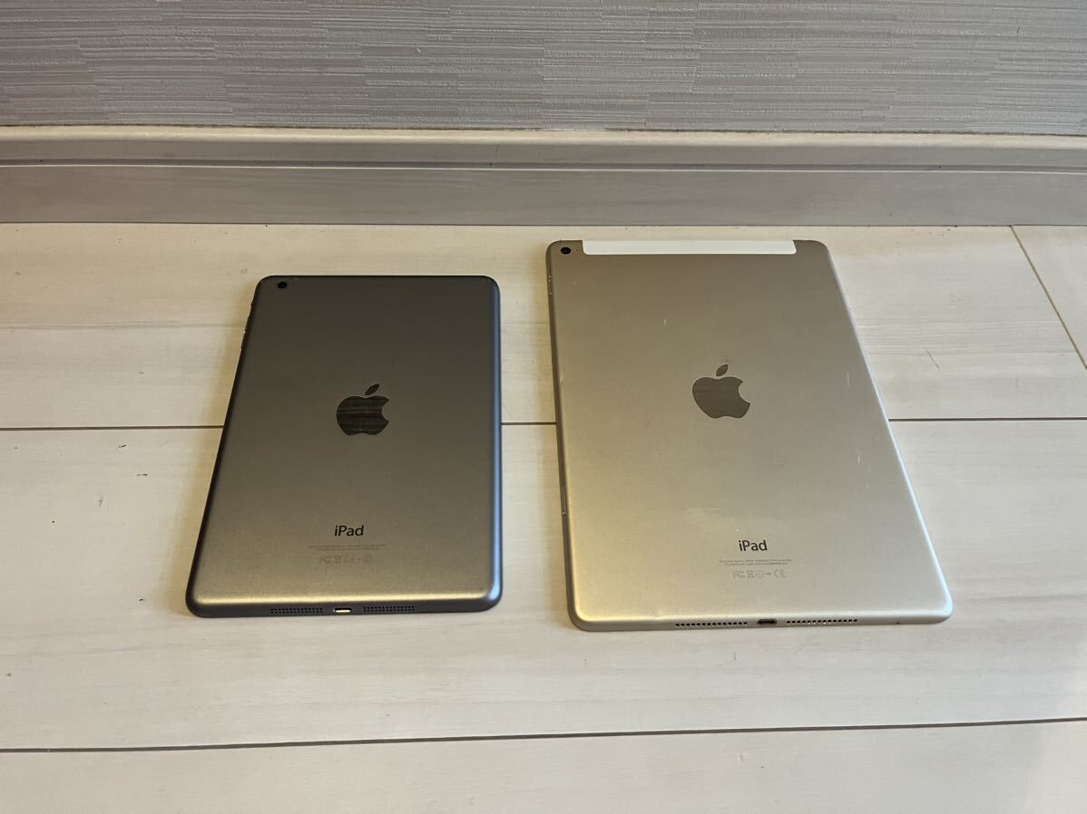 Appleアップル ipad A1567 16GB iPad mini 第2世代 A1489 16GB 2台セットWi-Fi モデル スペースグレイ 16GB_画像3
