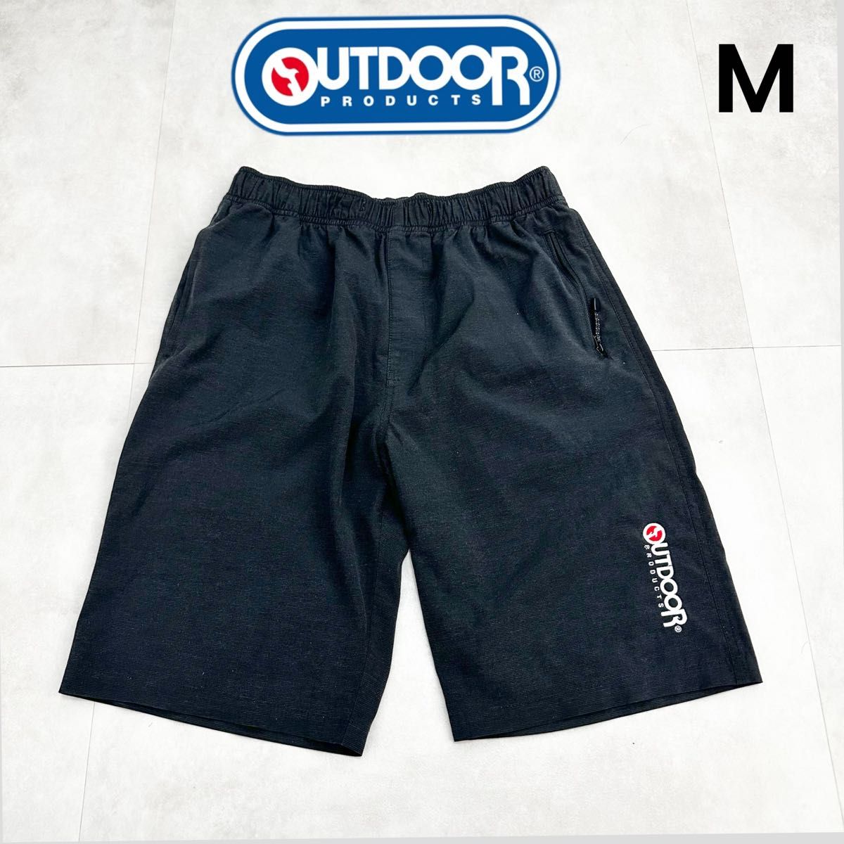 【OUTDOOR】アウトドア M ハーフパンツ ショートパンツ 黒