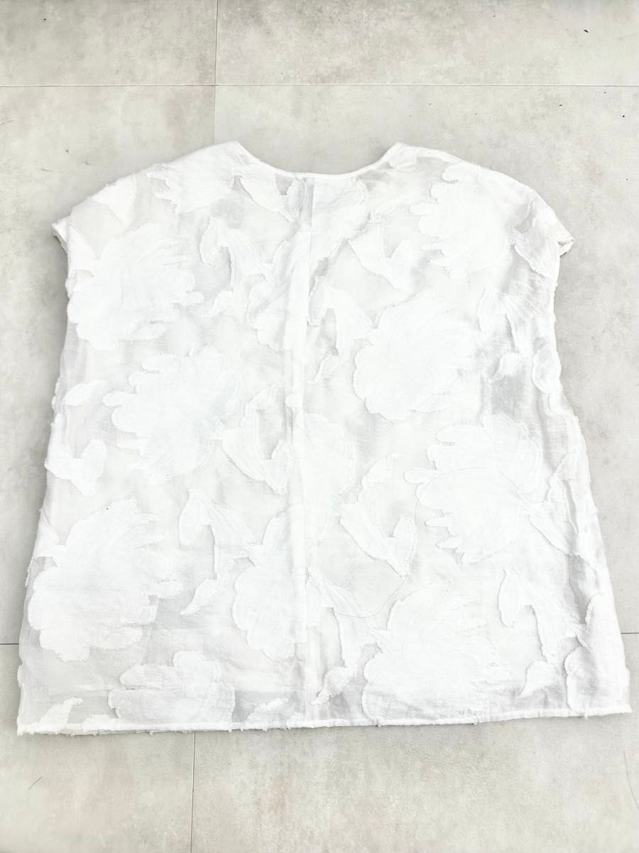 UNITED ARROWS TOKYO ユナイテッドアローズ ブラウス 白 カット UNITED ARROWS TOKYO ユナイテッドアローズ ブラウス 白 カット