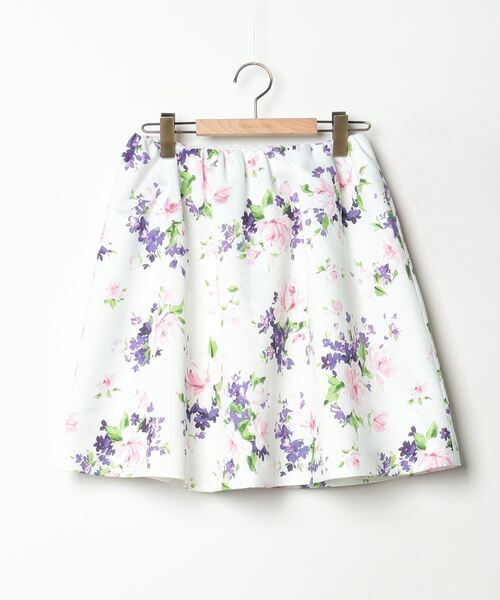 レディース 「Chesty」 花柄スカート 1 ホワイト_画像1