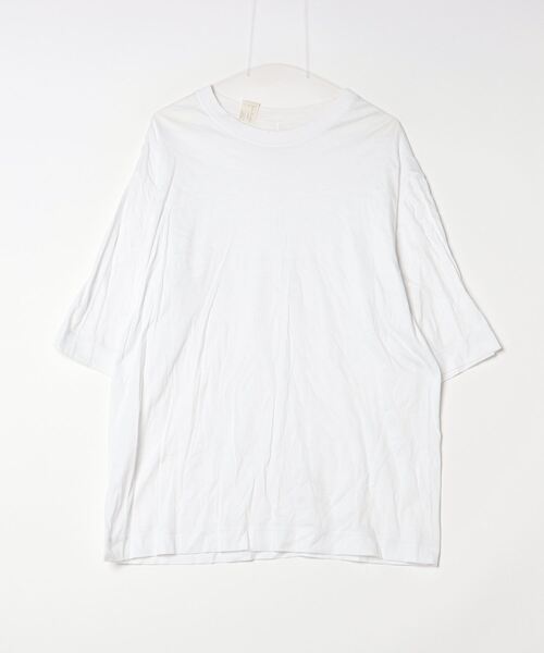メンズ 「N.HOOLYWOOD UNDER SUMMIT WEAR」 7分袖Tシャツ S42 ホワイト_画像1
