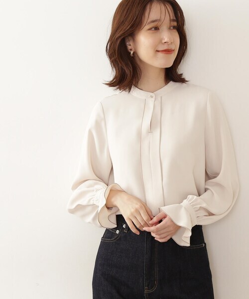 レディース 「N.（N. Natural Beauty Basic）」 長袖ブラウス MEDIUM ナチュラル_画像1