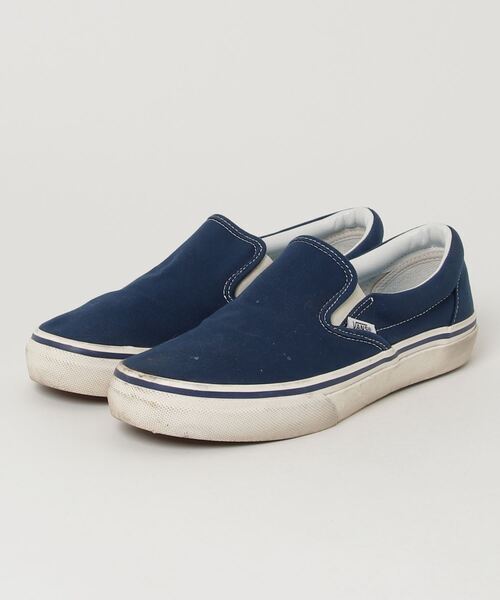 メンズ 「VANS」 スリッポン 27cm ネイビー_画像1