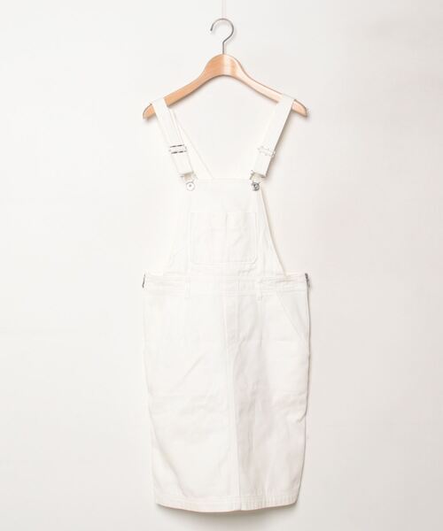 レディース 「DouDou」 サロペットスカート FREE ホワイト_画像1