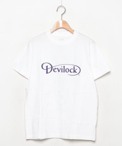 メンズ 「DEVILOCK」 半袖Tシャツ S ホワイト_画像1