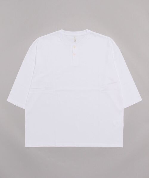 メンズ 「The DUFFER of ST.GEORGE」 7分袖Tシャツ SMALL ホワイト_画像1