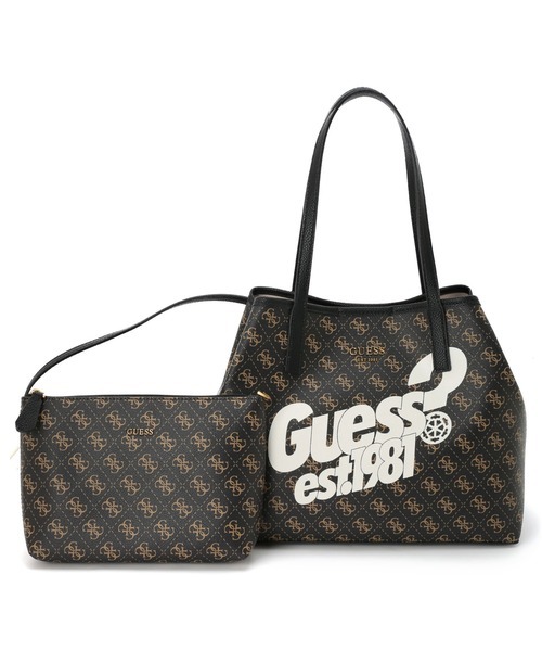 レディース 「Guess」 トートバッグ ONE SIZE ブラウン_画像1