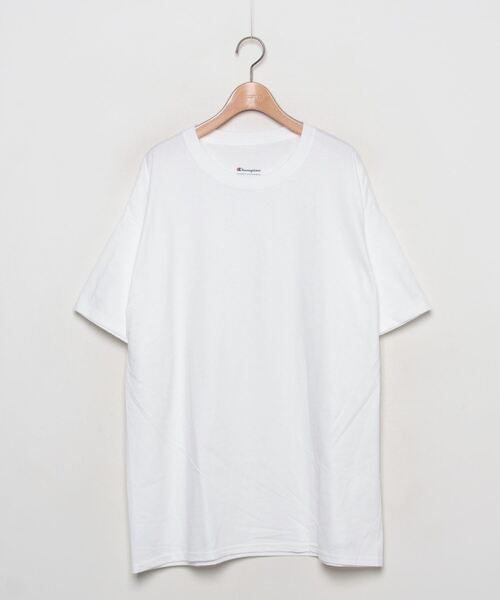 「Champion」 ワンポイント半袖Tシャツ X-LARGE ホワイト メンズ_画像1