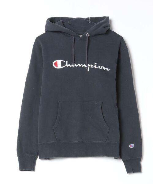 「Champion」 プルオーバーパーカー M ブラック レディース_画像1