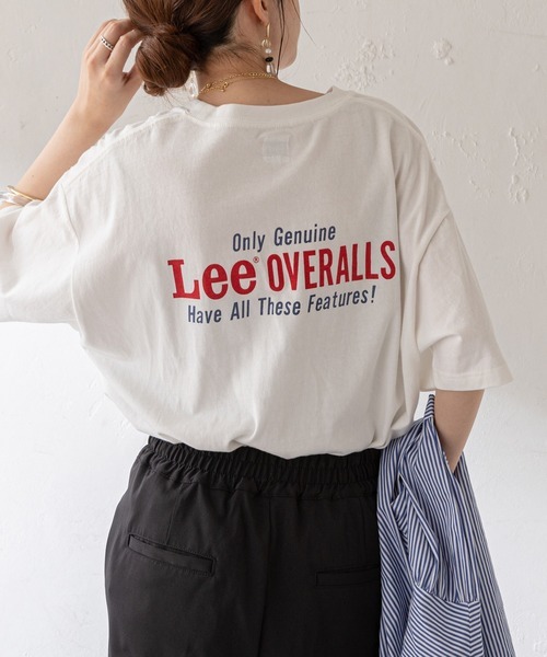 「Lee」 半袖Tシャツ「Discoatコラボ」 SMALL オフホワイト レディース_画像1