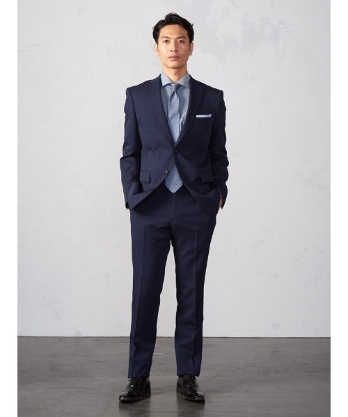 「Perfect Suit FActory」 スーツ A8 ブルー メンズ_画像1