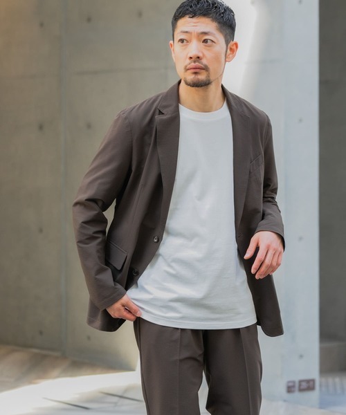 「URBAN RESEARCH ROSSO MEN」 セットアップ LARGE ブラウン メンズ_画像1