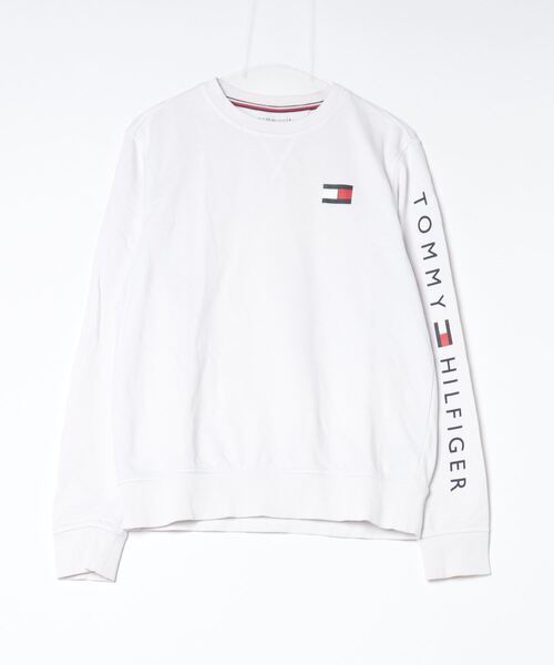 「TOMMY HILFIGER」 長袖Tシャツ LARGE ホワイト系その他 メンズ_画像1