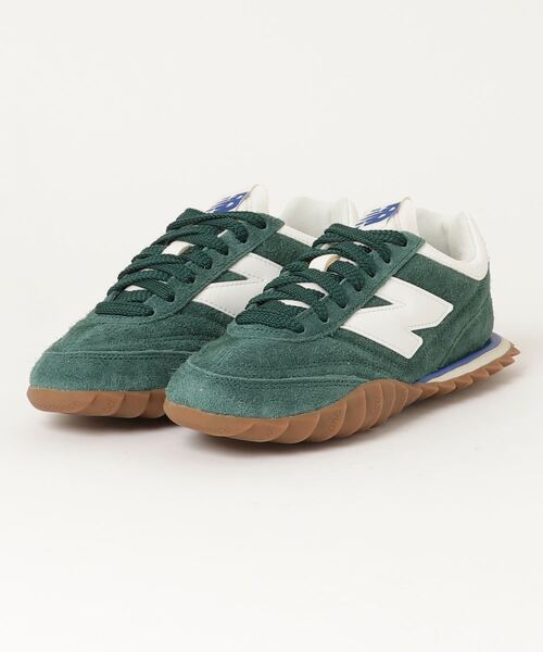 「New Balance」 ローカットスニーカー 25.0cm グリーン メンズ_画像1