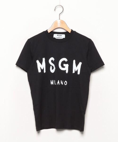 「MSGM」 半袖Tシャツ X-SMALL ブラック レディース_画像1