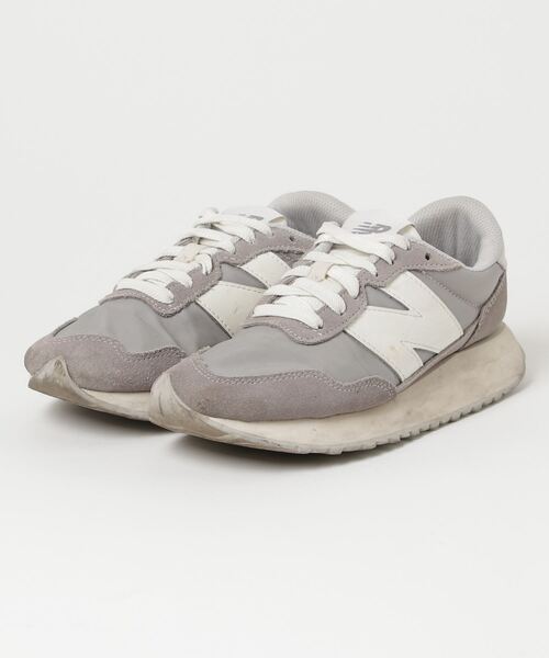 「New Balance」 ローカットスニーカー 23.5cm グレー レディース_画像1