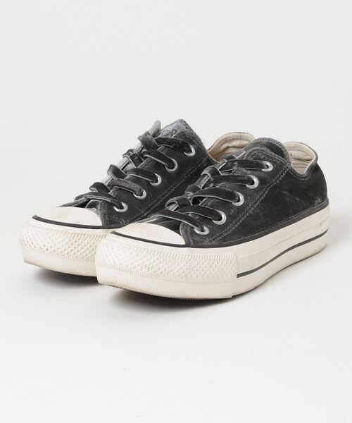 「CONVERSE」 ローカットスニーカー 22.5cm グリーン レディース_画像1