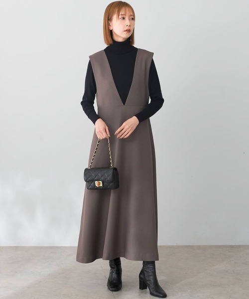 「URBAN RESEARCH ROSSO WOMEN」 サロペットスカート 38 モカ レディース_画像1