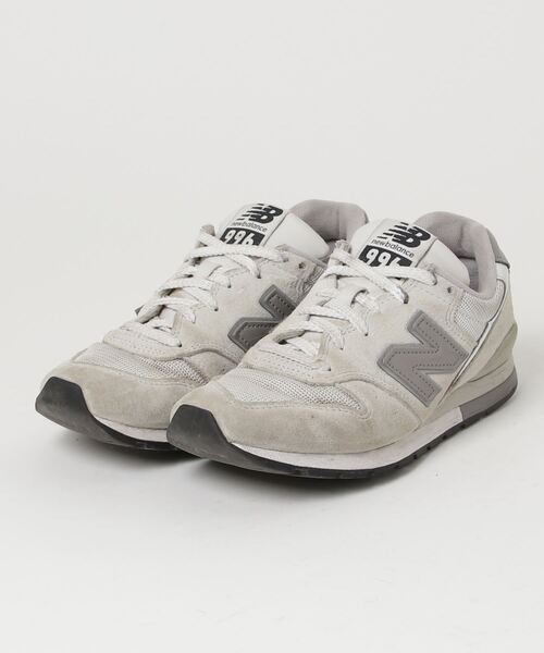 「New Balance」 ローカットスニーカー 23.5cm ホワイト メンズ_画像1