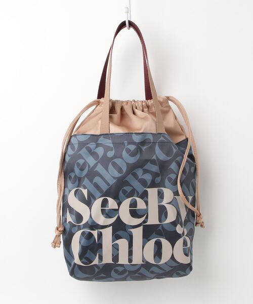 「SEE BY CHLOE」 トートバッグ FREE ネイビー レディース_画像1