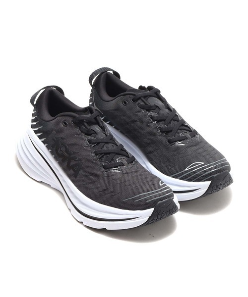 「HOKA」 ローカットスニーカー 25.5cm ブラック メンズ_画像1